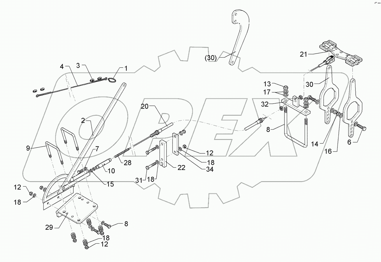  65010011 Parking brake