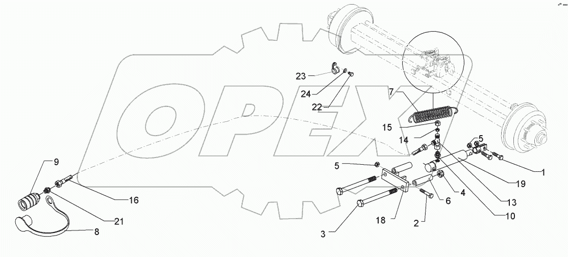  67510122 HY-brake assembly transport