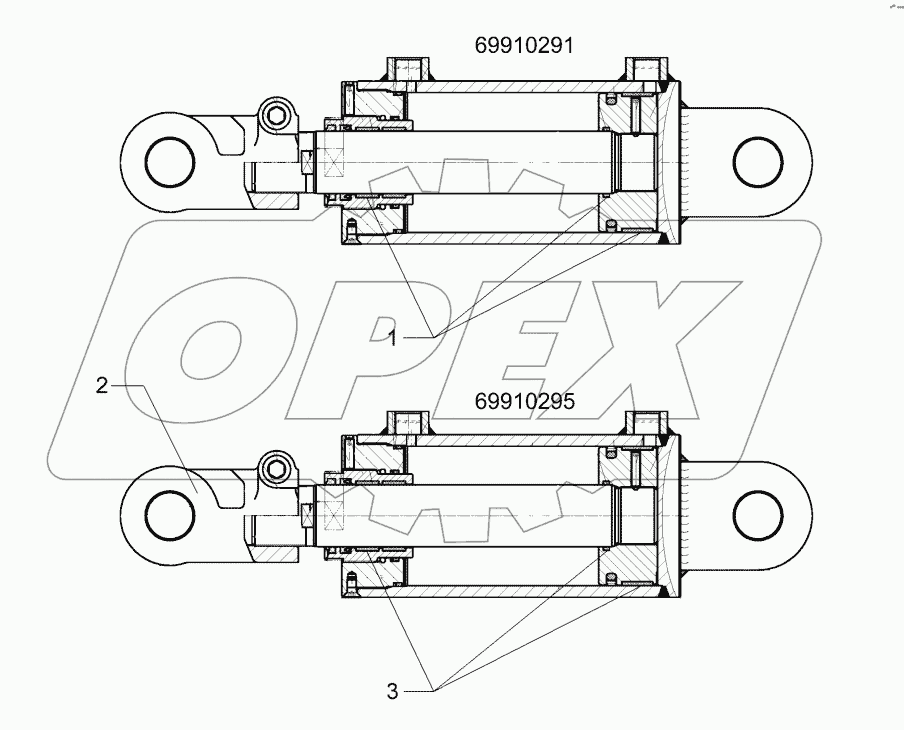  5752269 Hydraulic ram