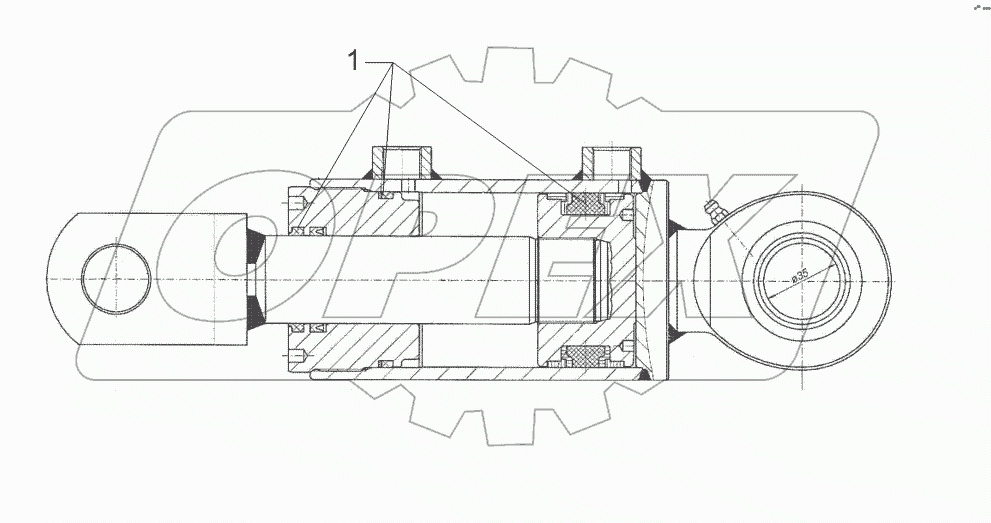  5752550 Hydraulic ram