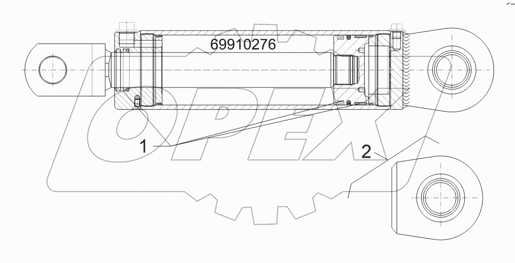  57510582 Hydraulic ram