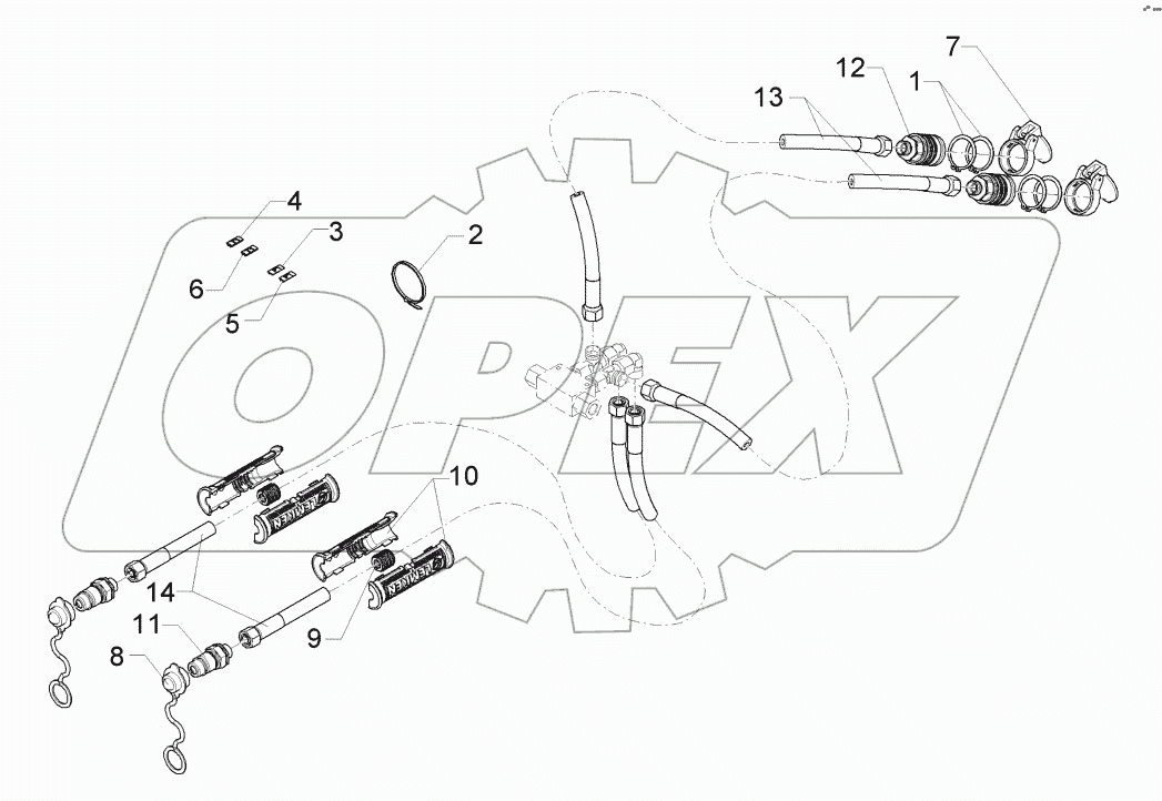  67510070 HY-pipe assembly