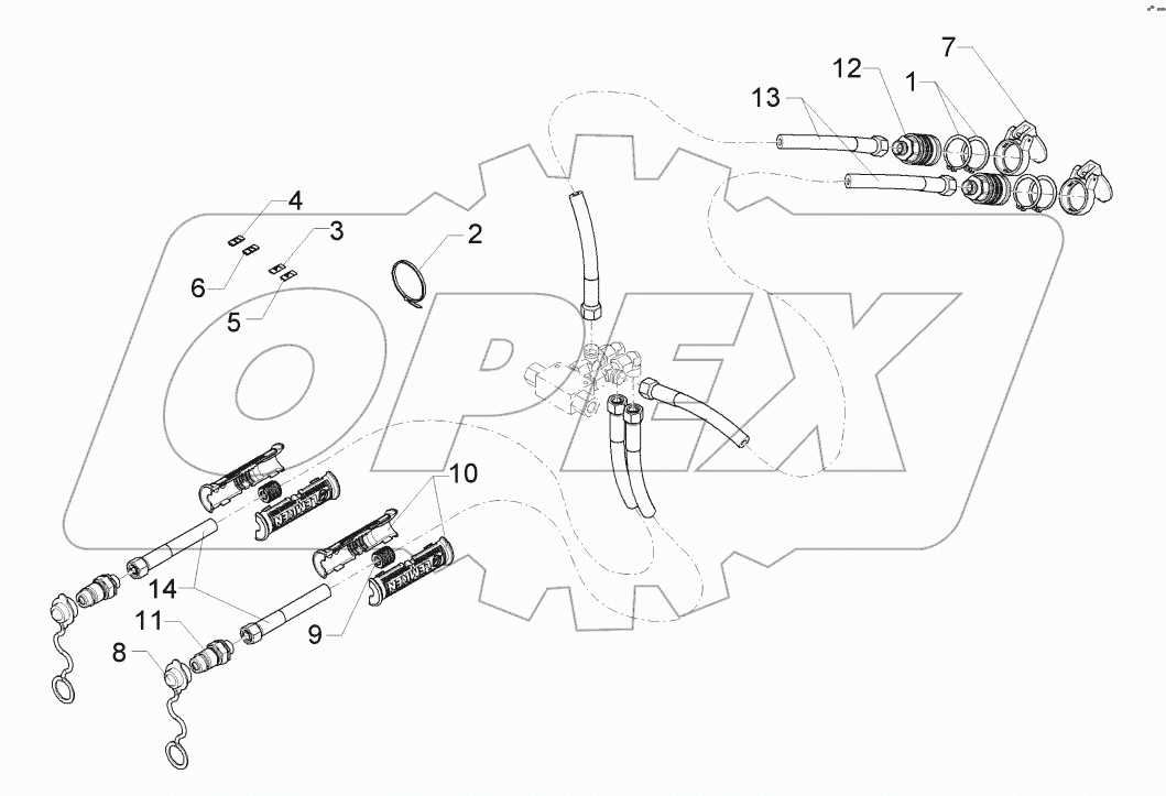 67510071 HY-pipe assembly