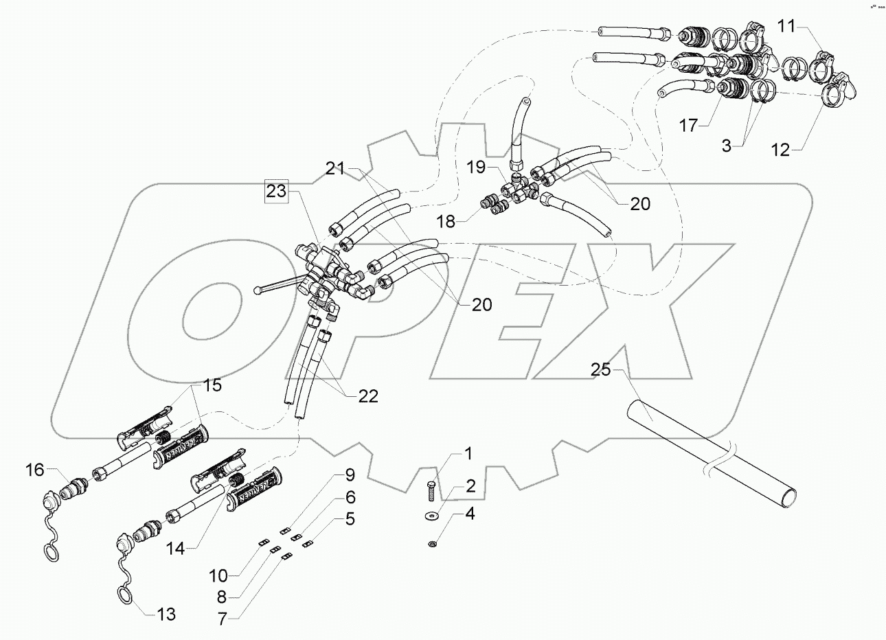  67510072 HY-pipe assembly