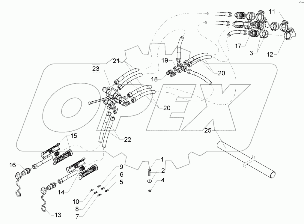  67510073 HY-pipe assembly