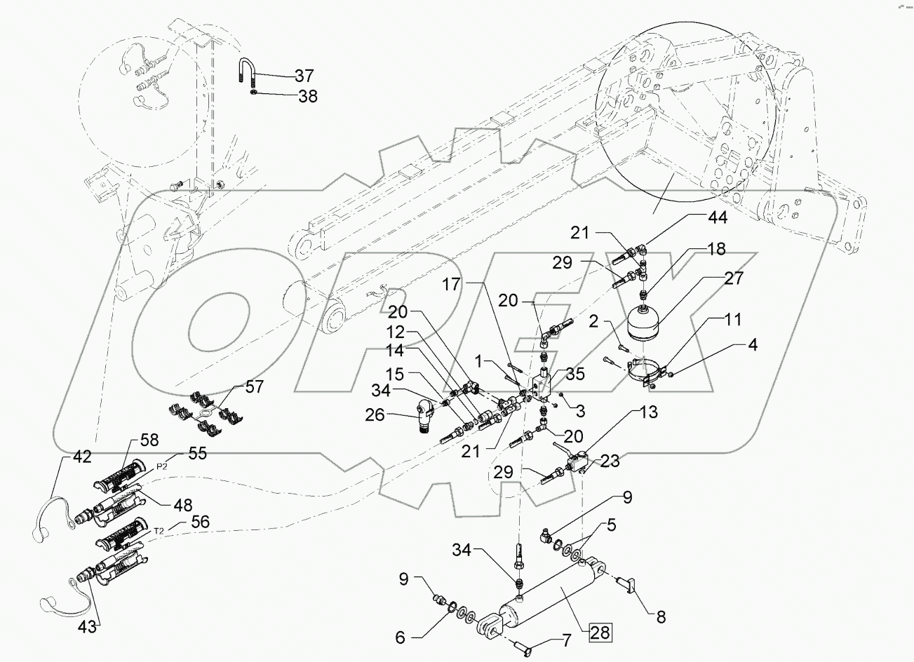  67510077 Hydraulic assembly