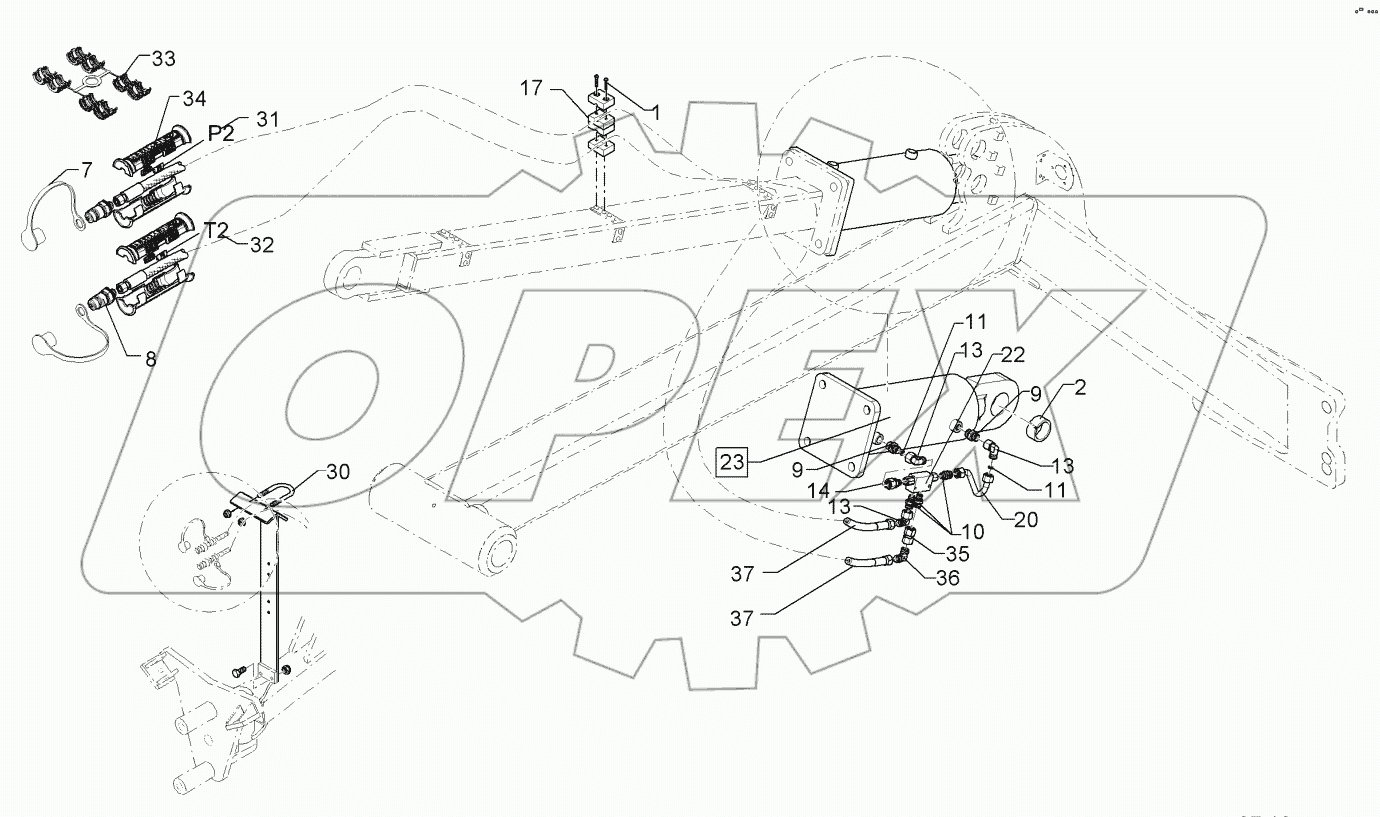  67510078 Hydraulic assembly