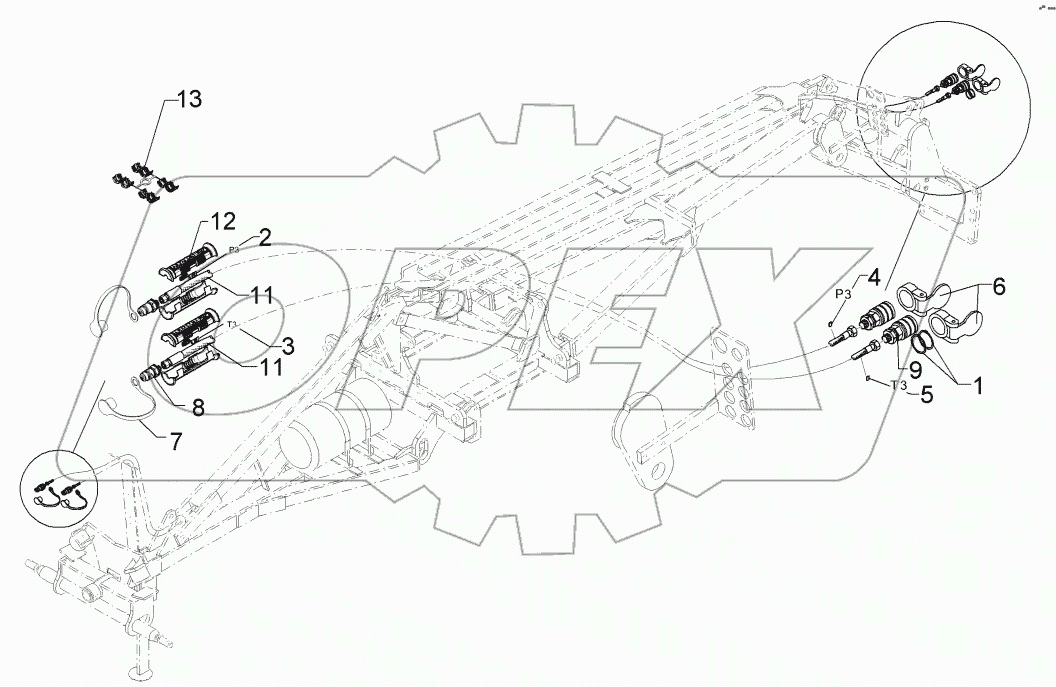  67510082 HY-pipe assembly