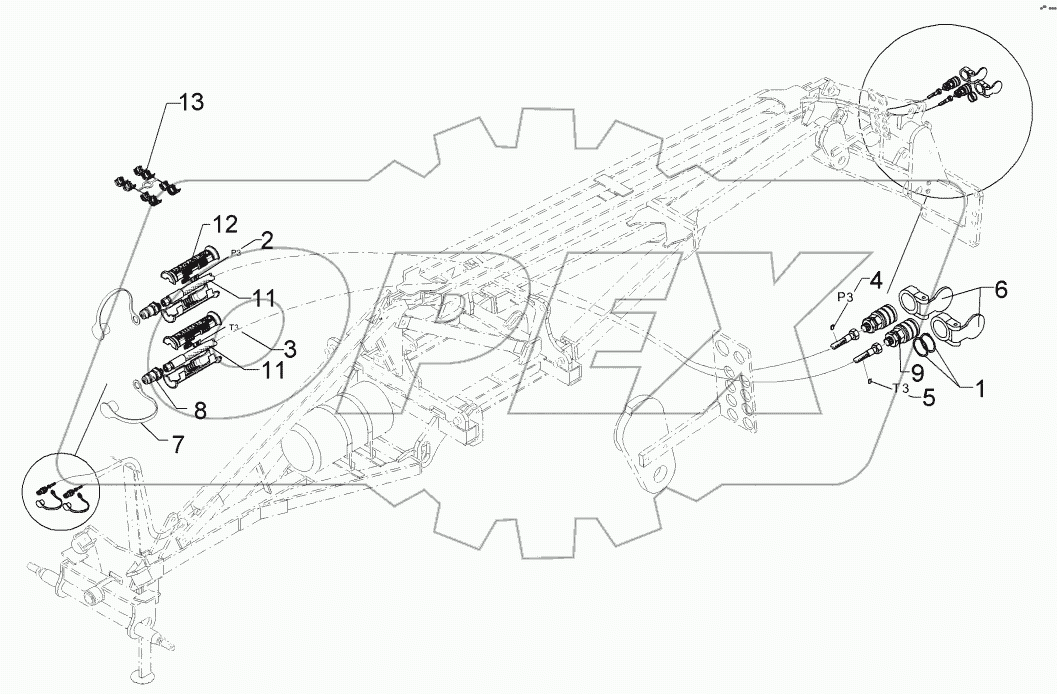  67510083 HY-pipe assembly