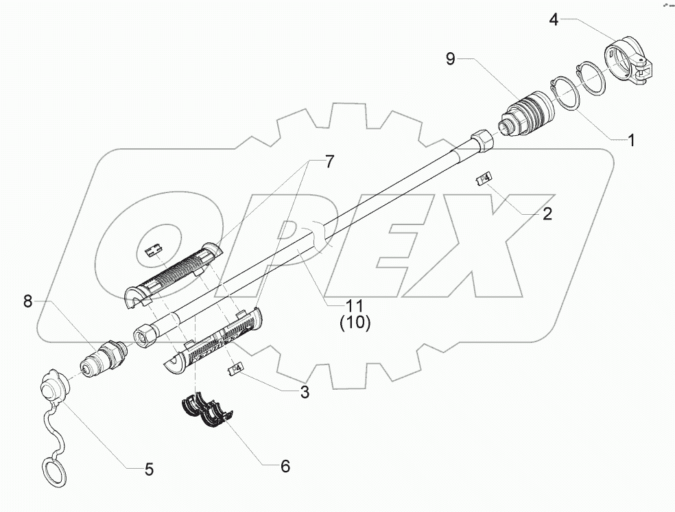  67510091 HY-pipe assembly