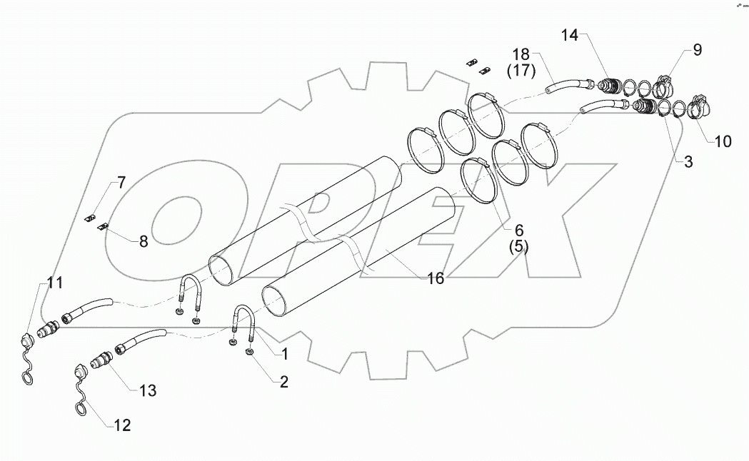  67510093 HY-pipe assembly