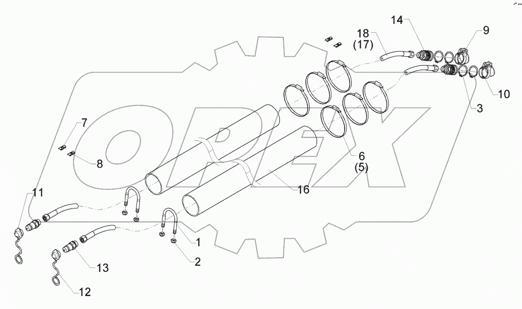  67510094 HY-pipe assembly