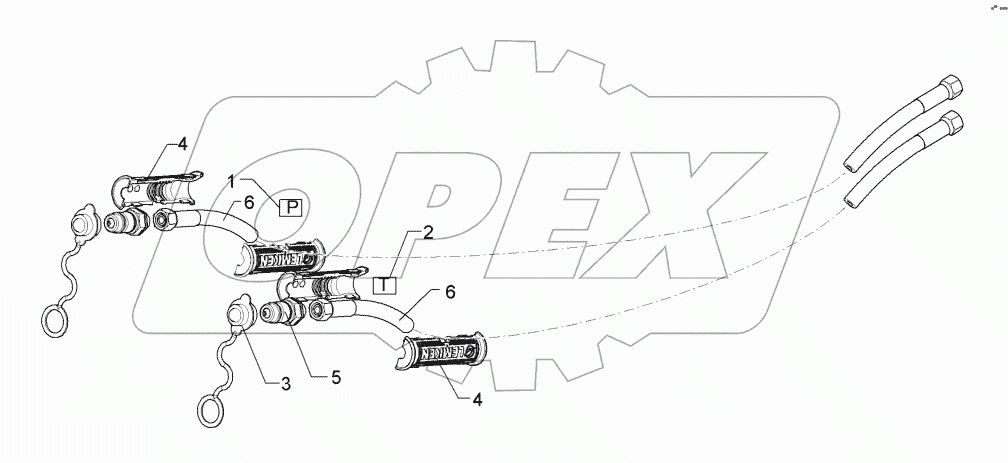  67510318 HY-pipe assembly