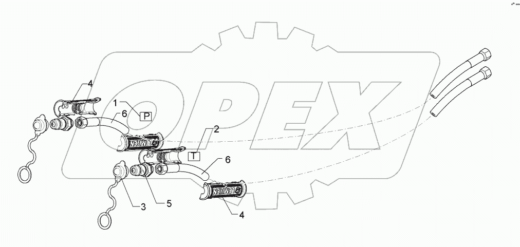  67510319 HY-pipe assembly