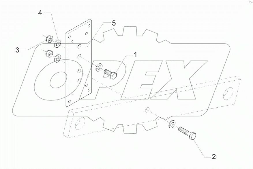  67010175 Holder plate