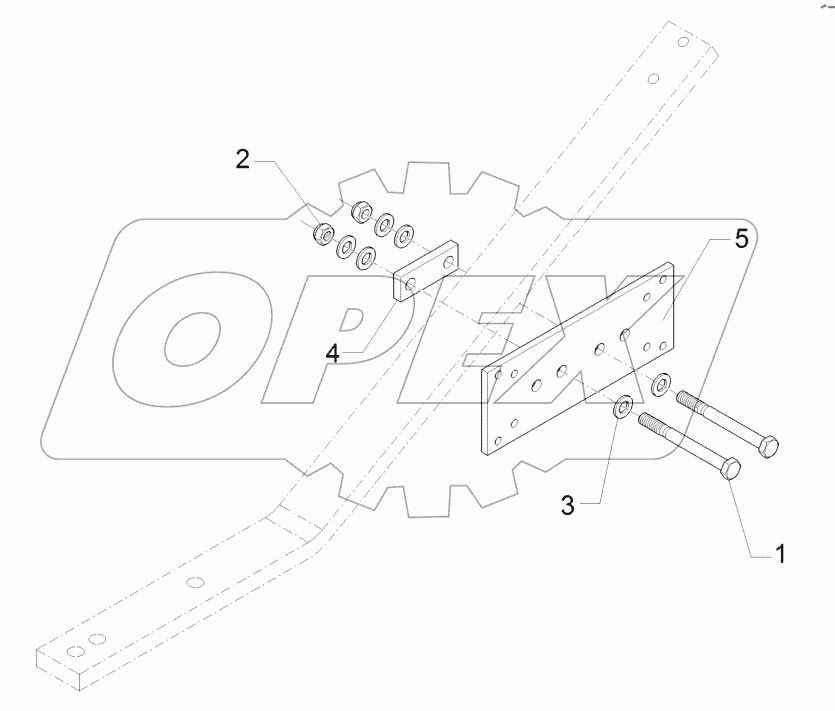 67010176 Holder plate