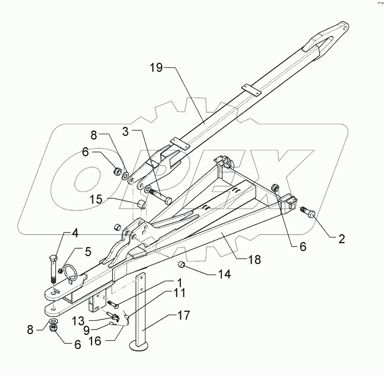  64010026 Drawbar