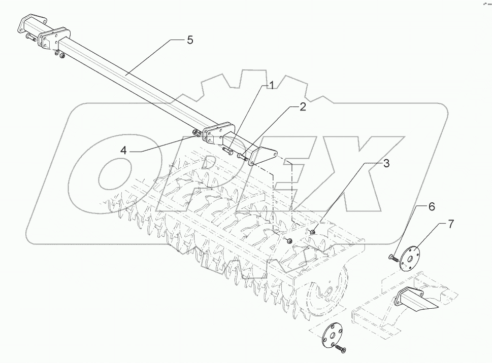  6177119 Adapter for packer roller