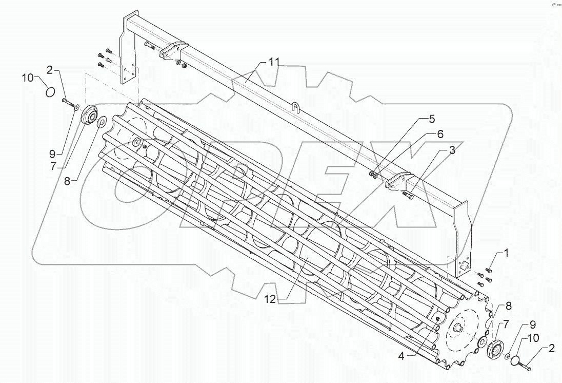  6227274 Tube bar roller