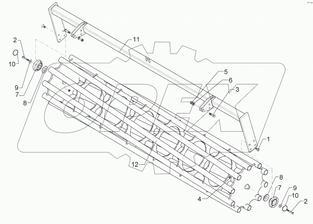  6227293 Tube bar roller
