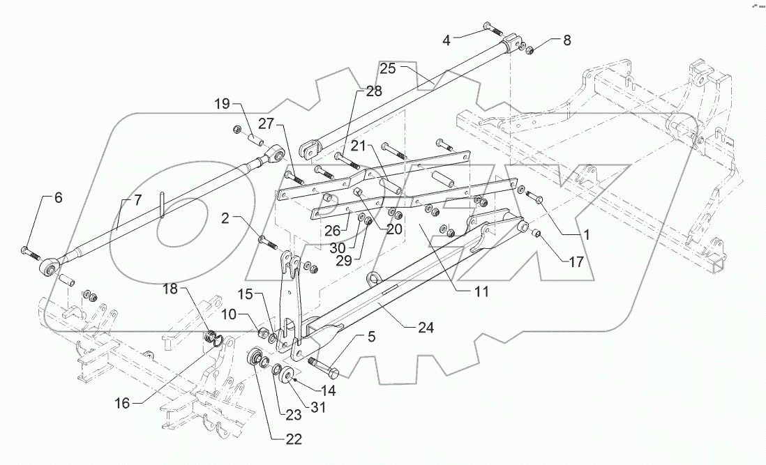  6178431 Support linkage