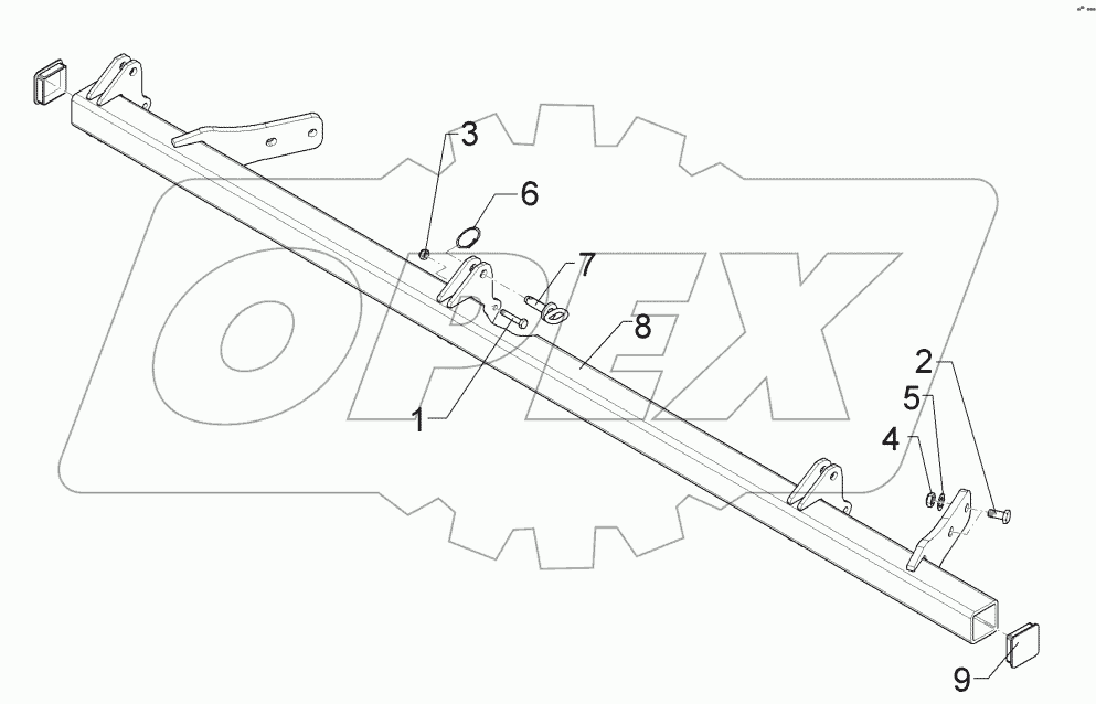 6178625 Frame for hollow discs