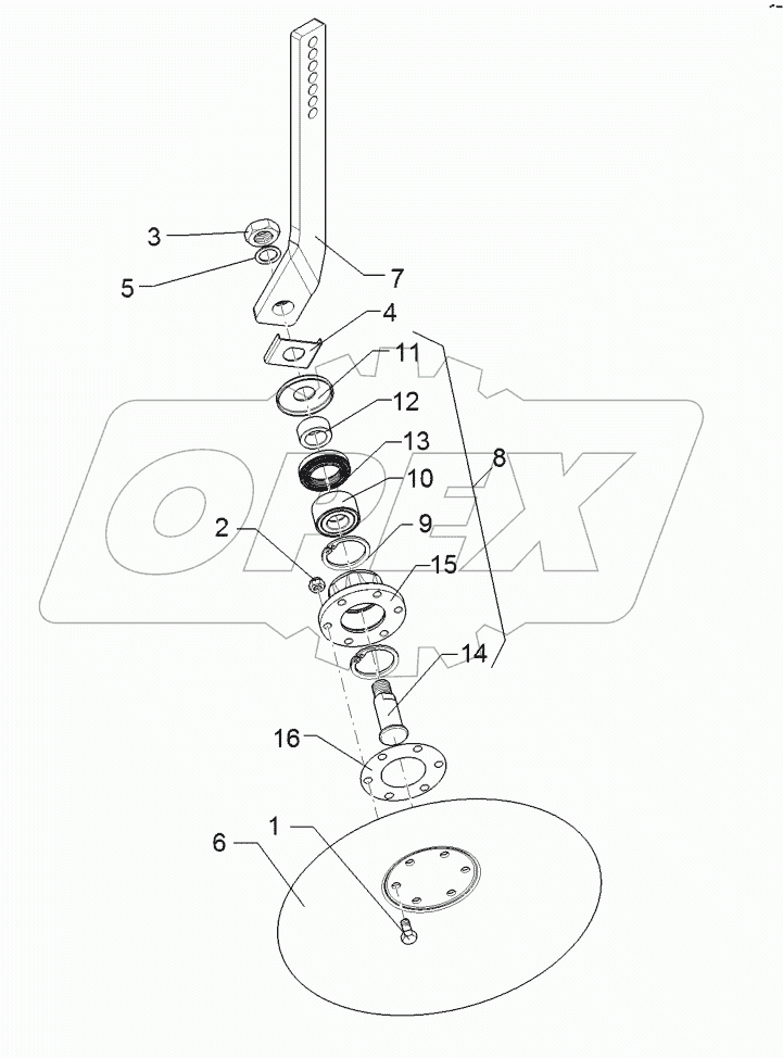  6572494 Concave disc