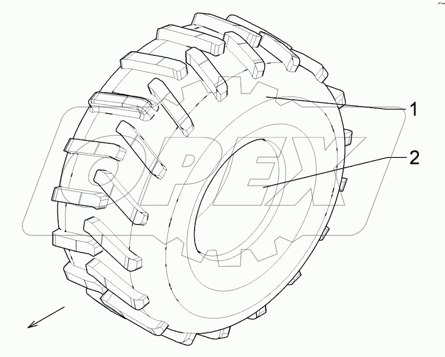  5508872 Wheel 8/221/275