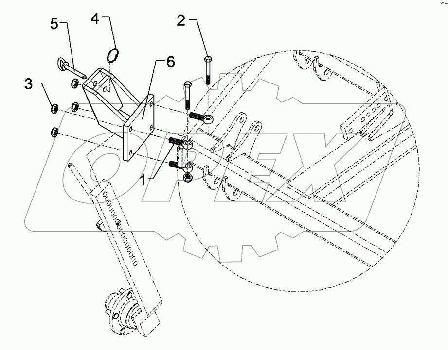  6477488 Wheel bracket