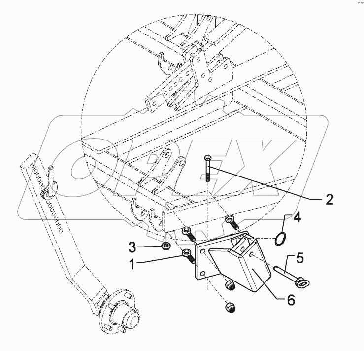  6477489 Wheel bracket