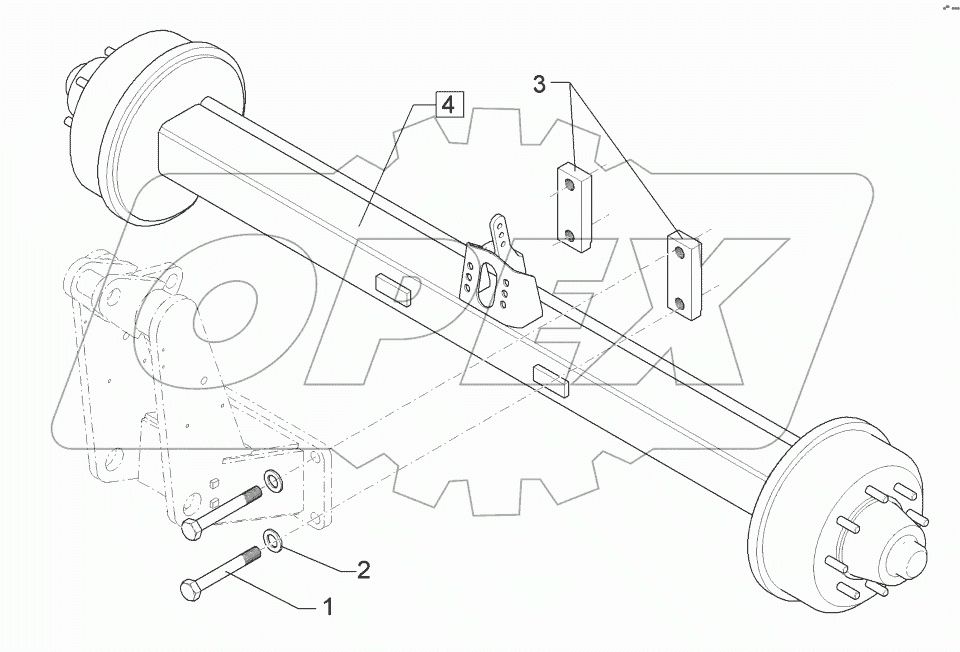  6508524 Braking axle