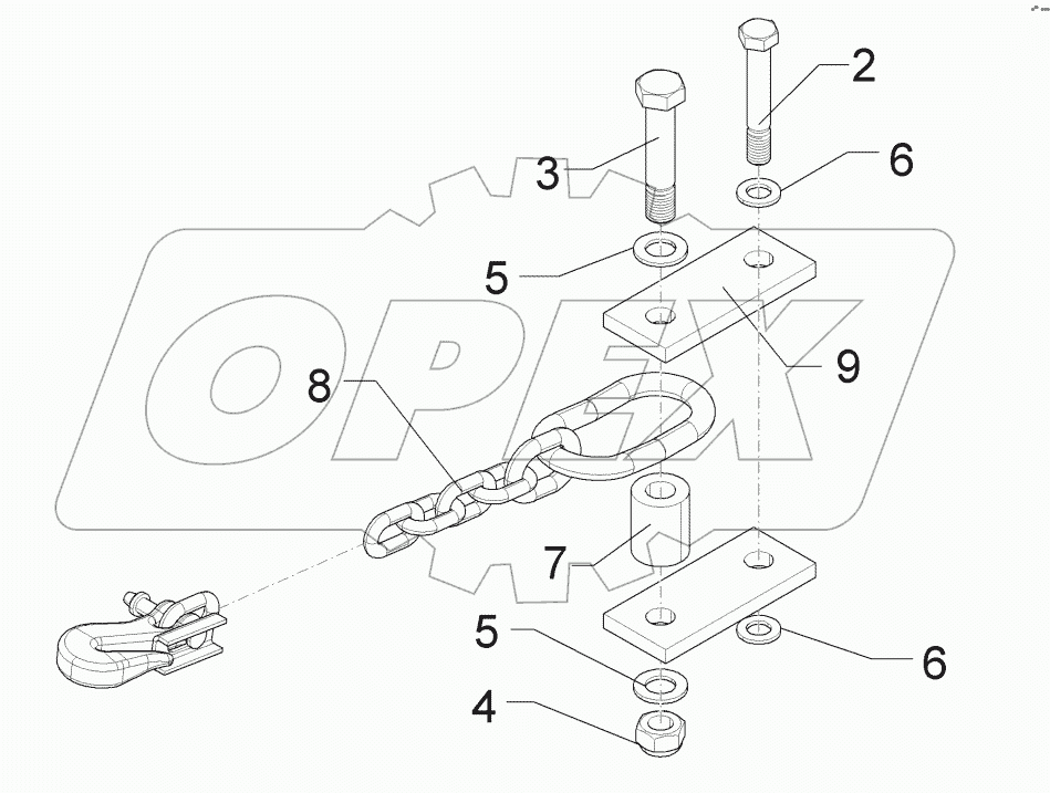  33110031 Safety chain