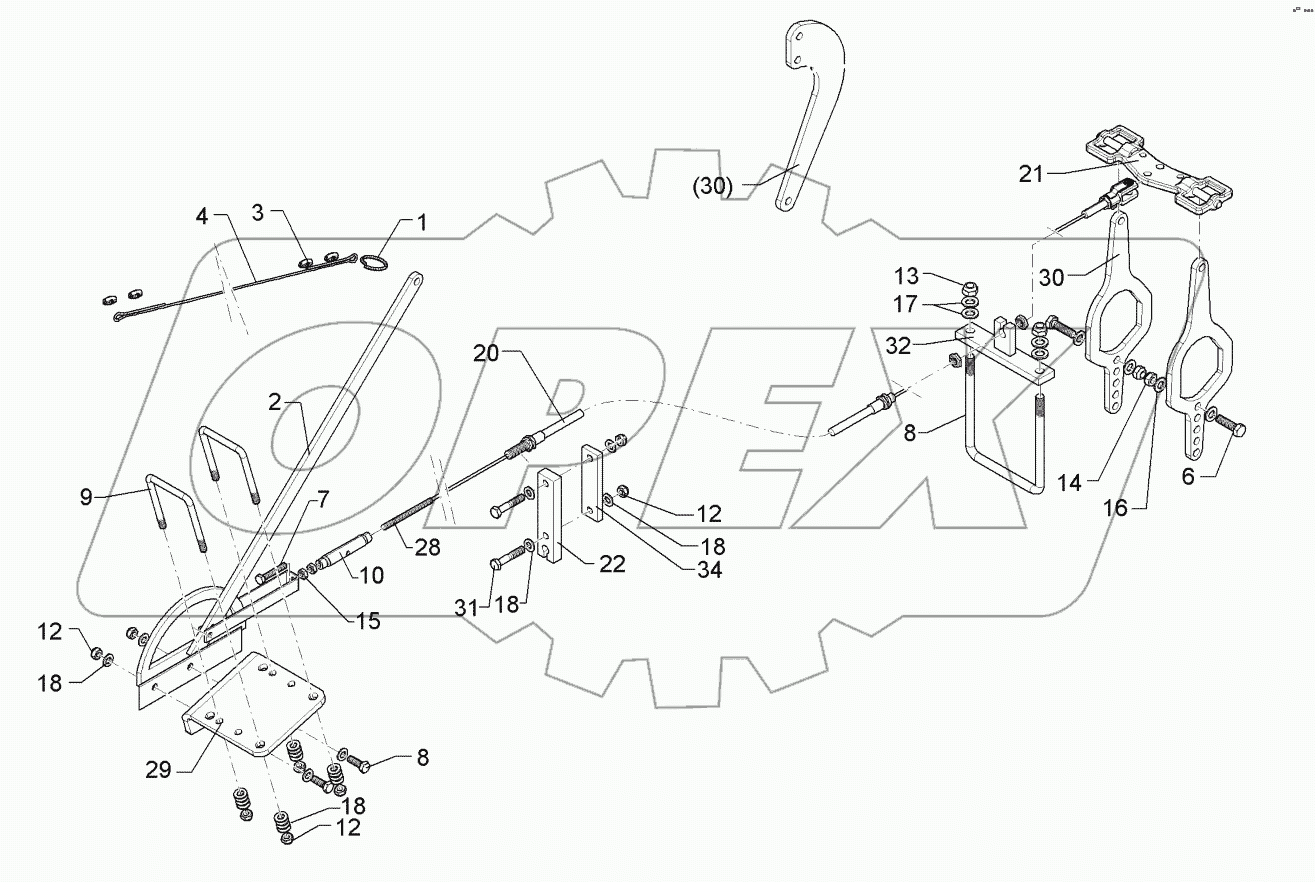  65010011 Parking brake