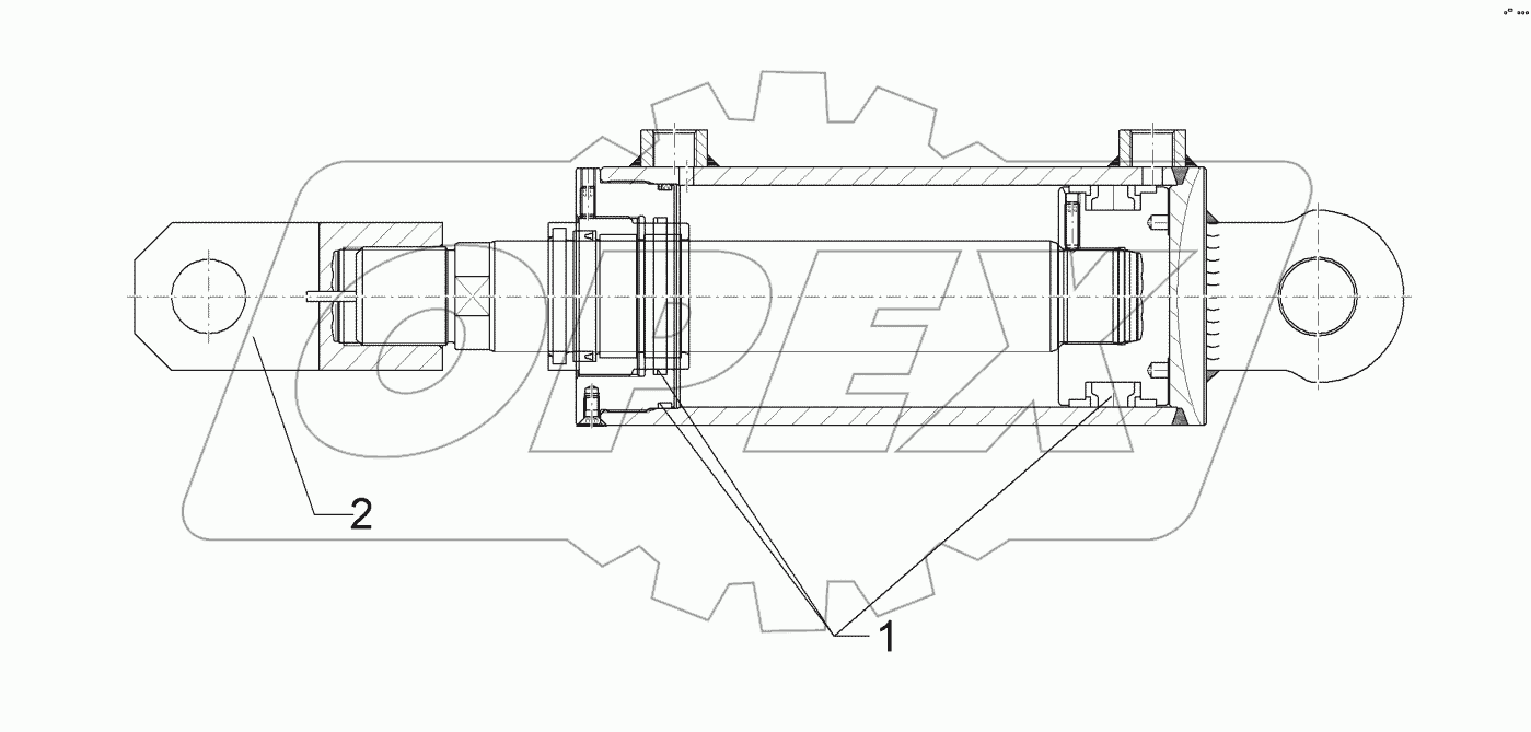  5752264 Hydraulic ram