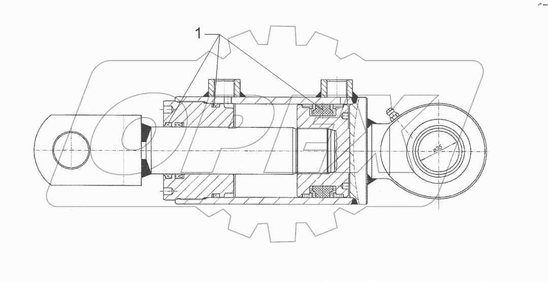  5752550 Hydraulic ram