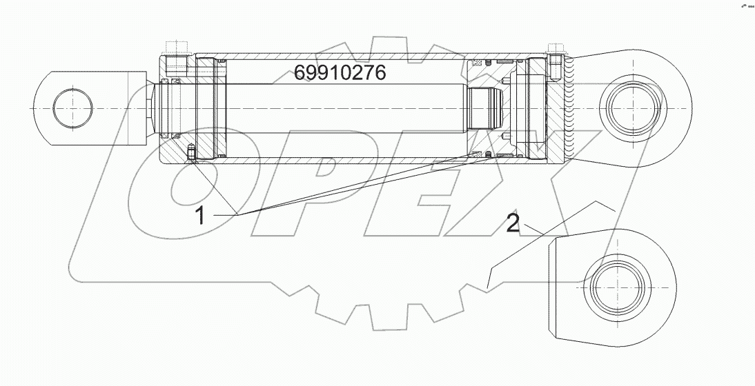  57510582 Hydraulic ram