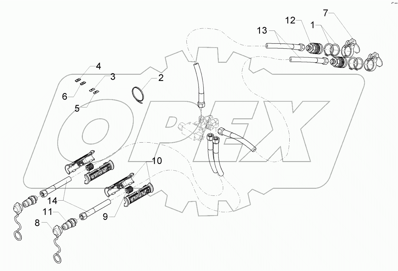  67510071 HY-pipe assembly