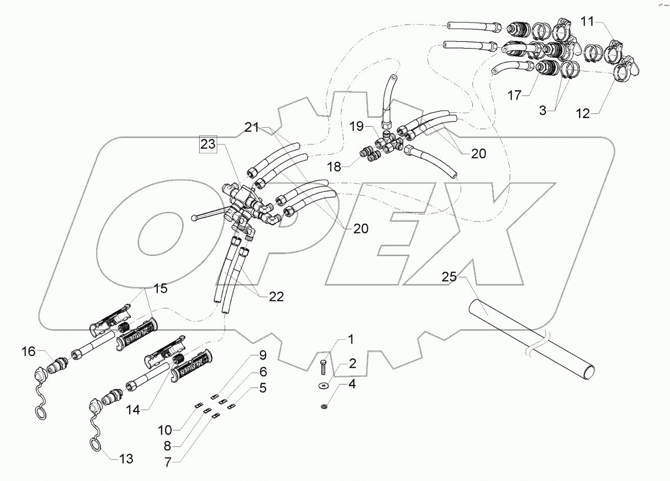  67510072 HY-pipe assembly