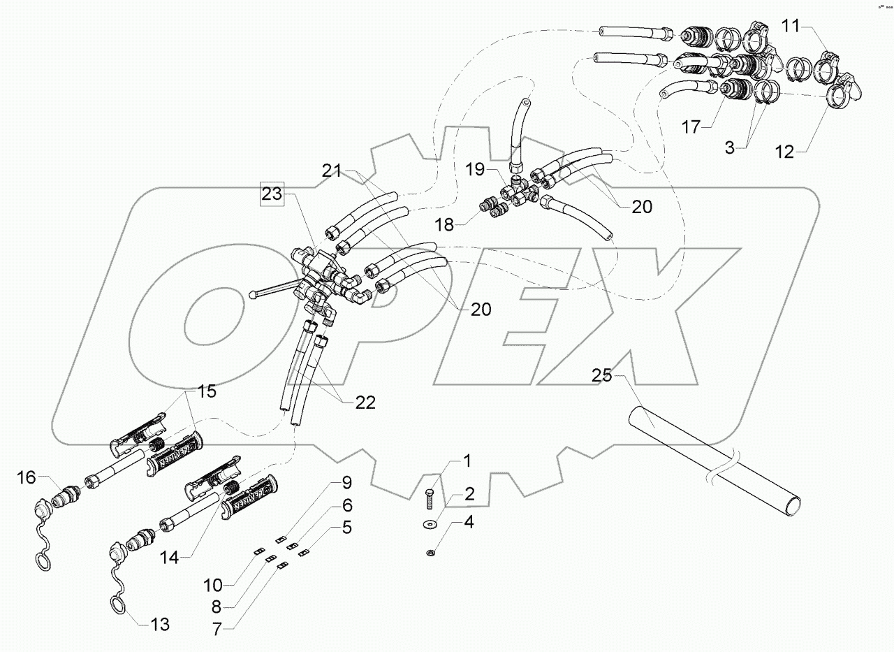  67510073 HY-pipe assembly