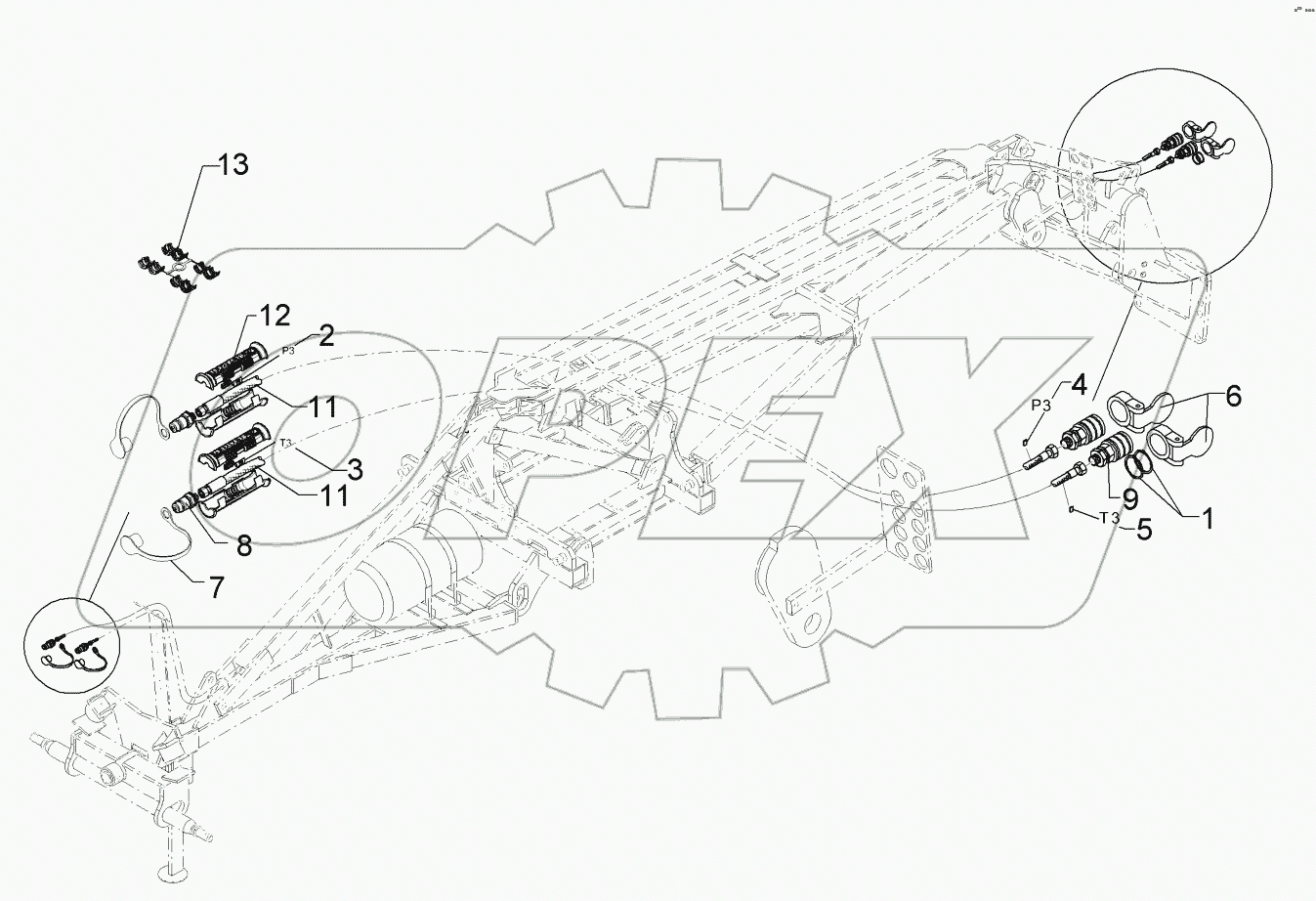  67510082 HY-pipe assembly