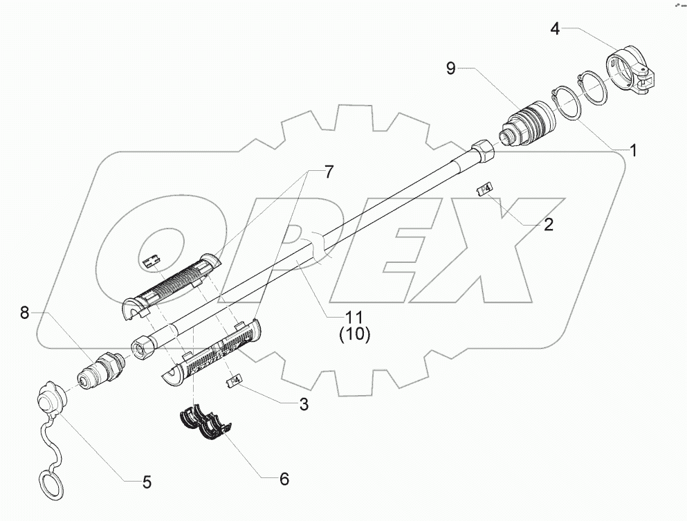  67510091 HY-pipe assembly