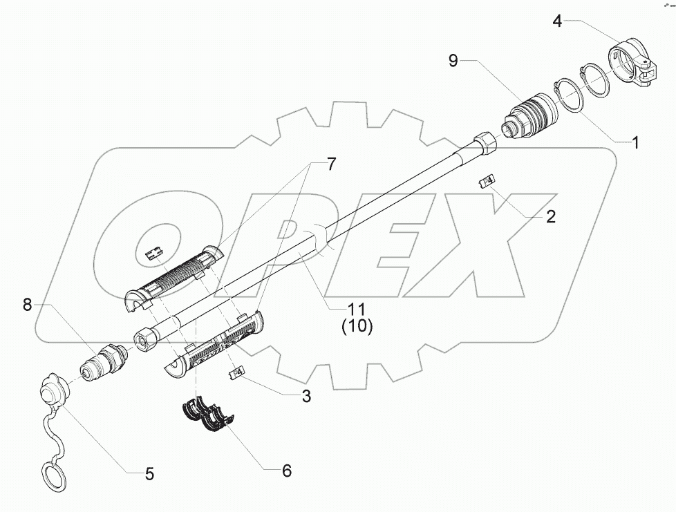  67510092 HY-pipe assembly