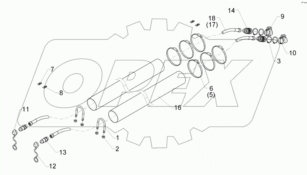  67510093 HY-pipe assembly