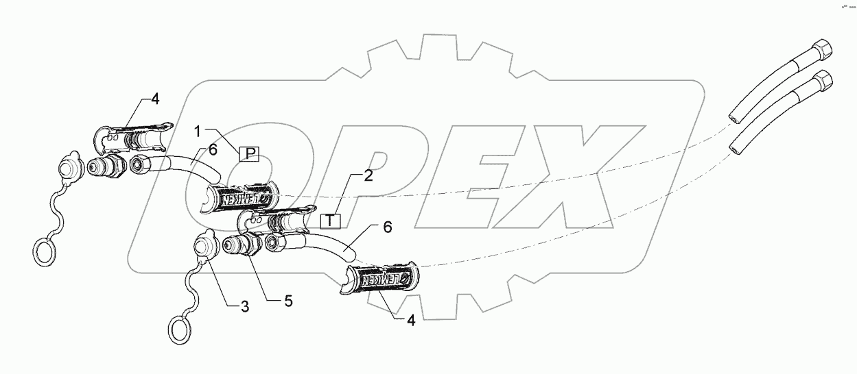  67510318 HY-pipe assembly