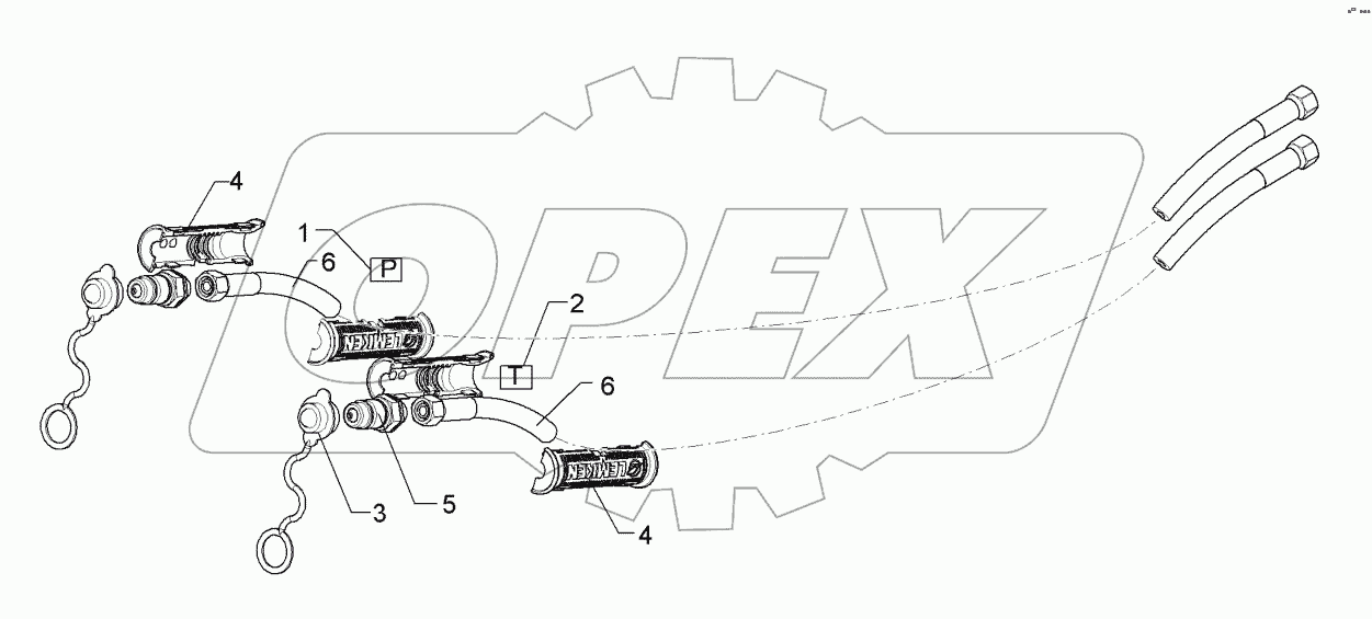  67510319 HY-pipe assembly