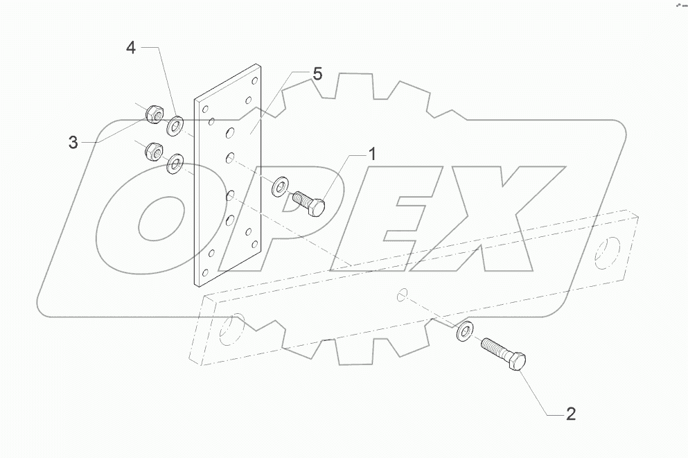  67010175 Holder plate