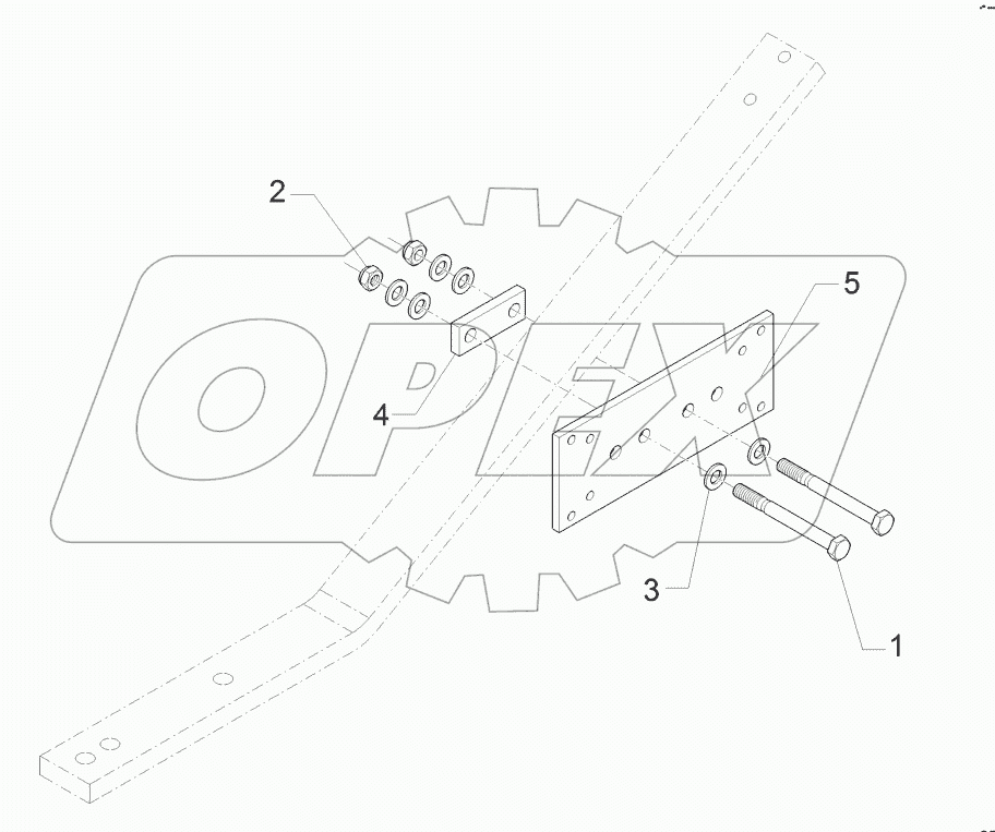  67010176 Holder plate