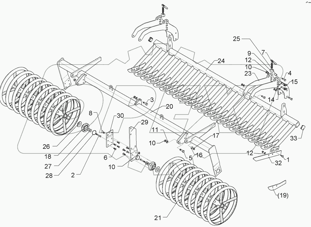  6226945 Knife roller