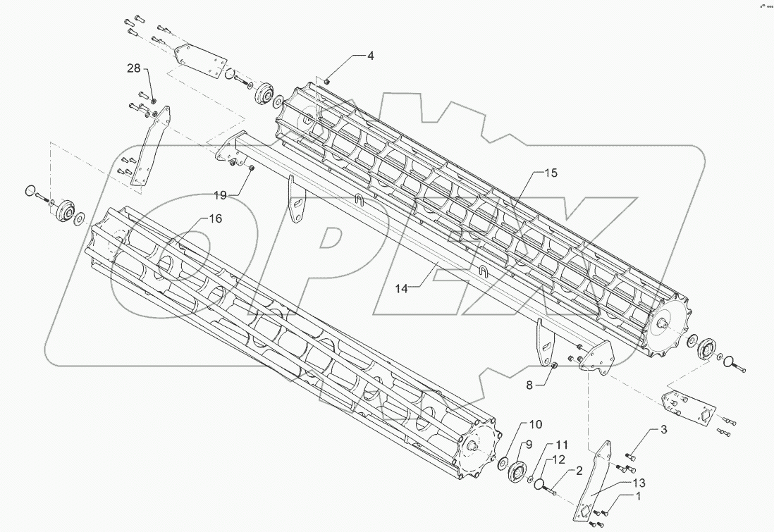  6227306 Double roller