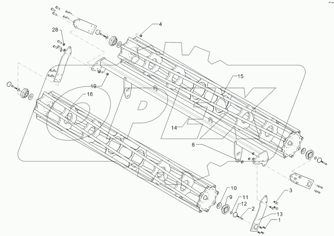  6227356 Double roller